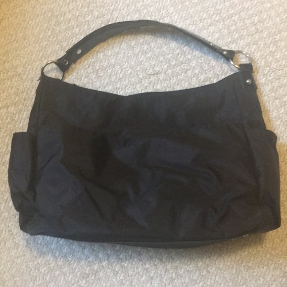 Amy Michelle Lotus Diaper Bag, Black - Picture 7 of 10